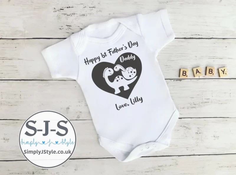 1st Father's Day Baby Outfit