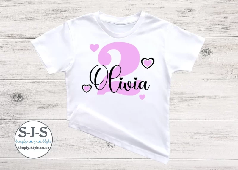 Girls Birthday T-shirt