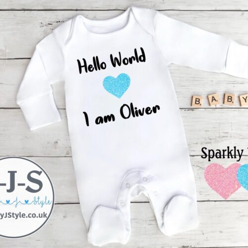 Hello World Baby Outfit