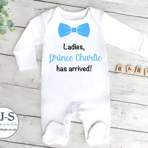 'Ladies, Prince Has Arrived' Baby Outfit