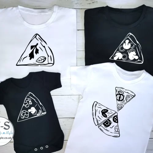 Matching Pizza T-shirts