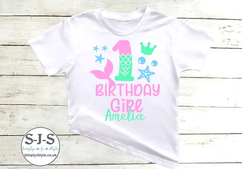 Mermaid Birthday T-shirt