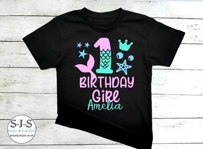 Mermaid Birthday T-shirt