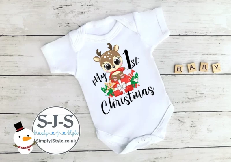 My 1st Christmas Cute Reindeer Outfit