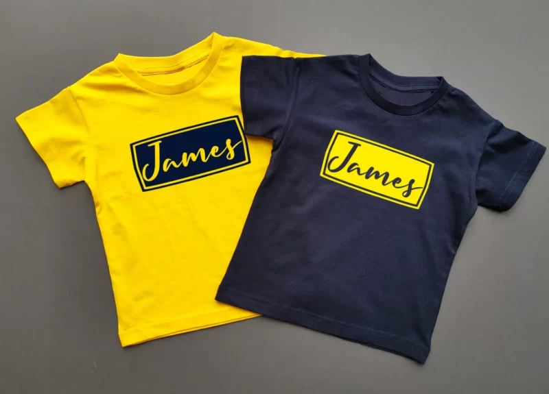 Name Personalised Kids T-shirt