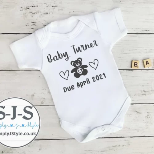 Personalised Baby Announcement Outfit