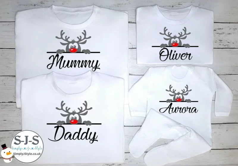 Personalised Christmas T-shirts