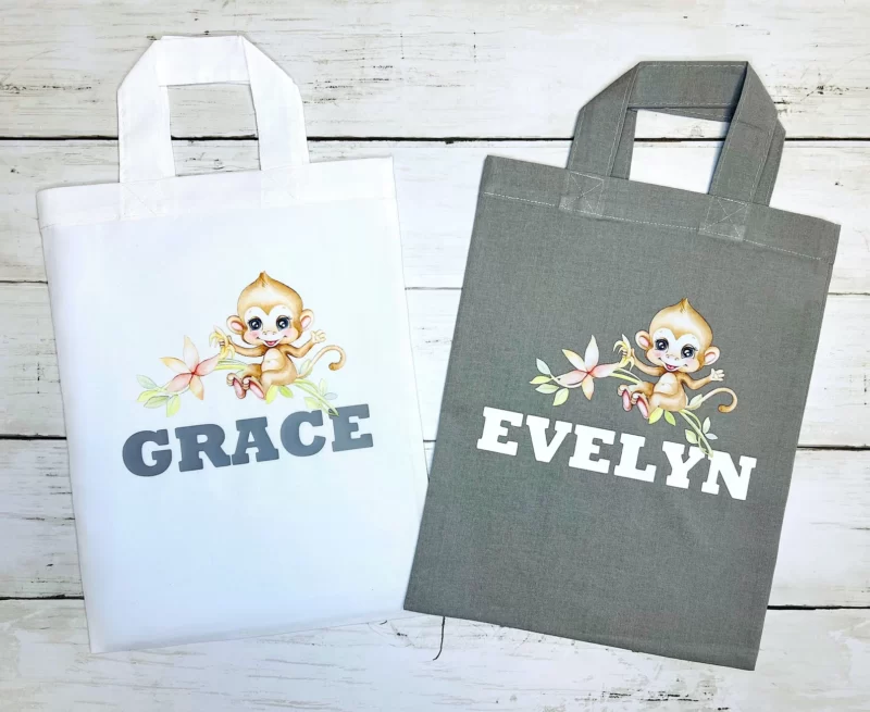 Personalised Safari Animals Party Bags