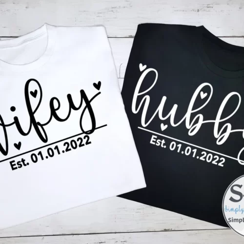 Wifey and Hubby T-shirt