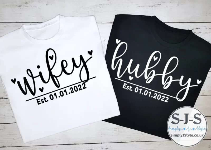 Wifey and Hubby T-shirt