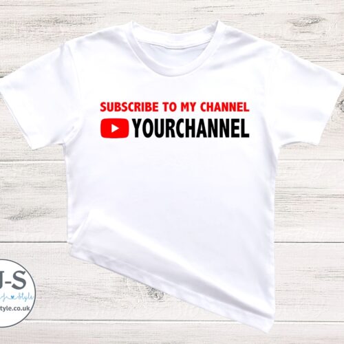 Subscribe to my YouTube Channel T-shirt