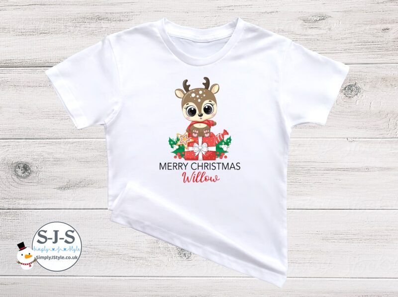 Christmas Reindeer Kids T-shirt