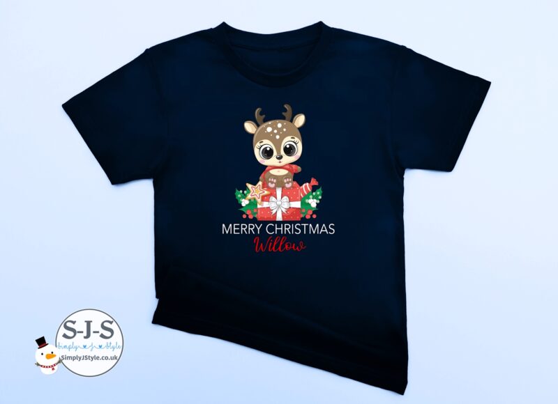 Christmas Reindeer Kids T-shirt