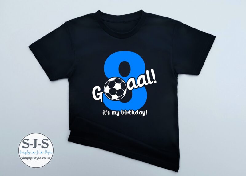 Kids Football Birthday T-shirt