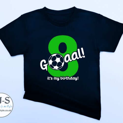 Kids Football Birthday T-shirt