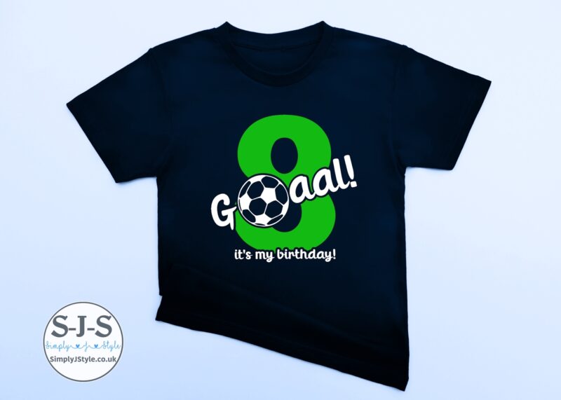 Kids Football Birthday T-shirt